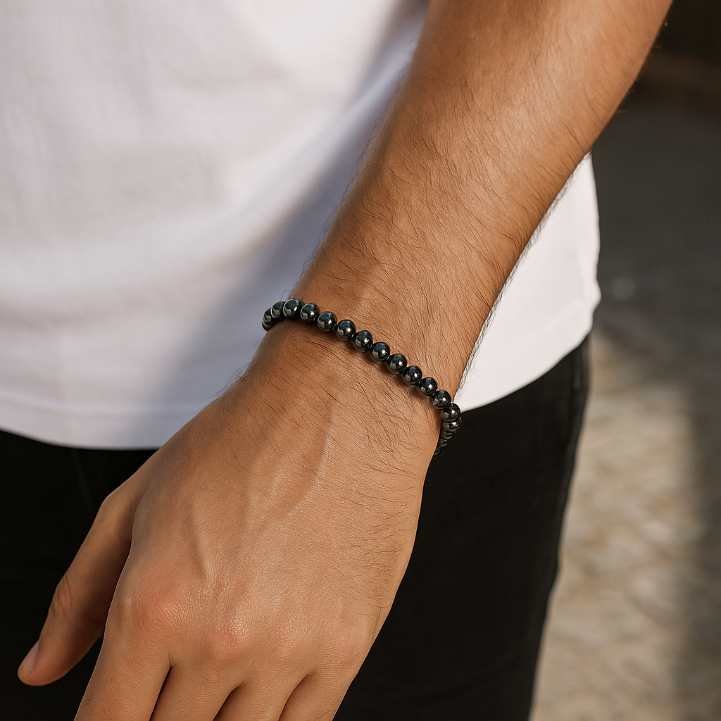 Hematite Bracelet – Grounding & Protective Energy Stone