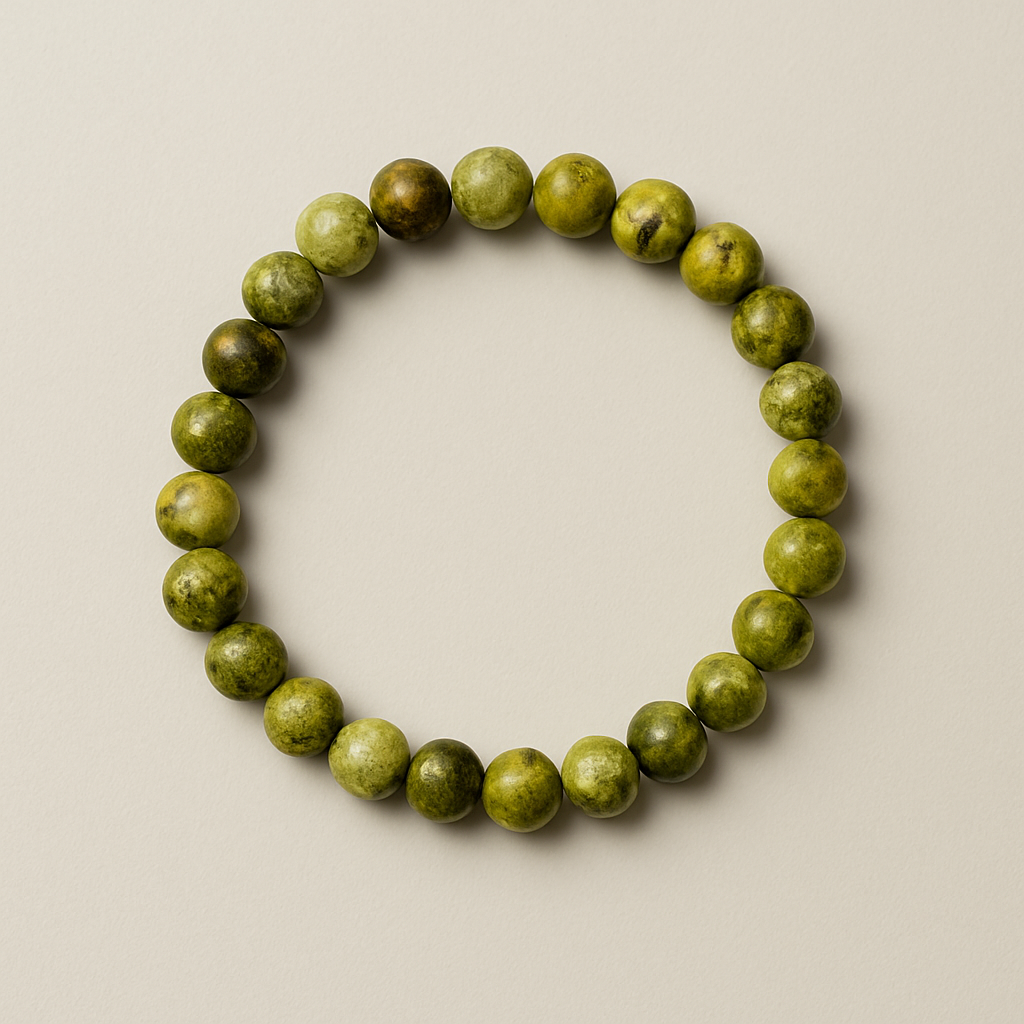 NAMAN Divine Serpentine Semi-Precious Stone Bracelet – Spiritual Energy & Protection
