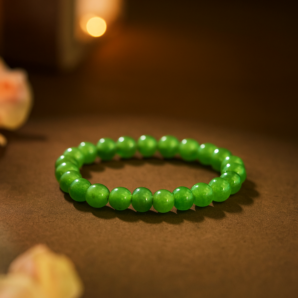 Green Aventurine Bracelet – Stone of Luck, Prosperity & Positivity