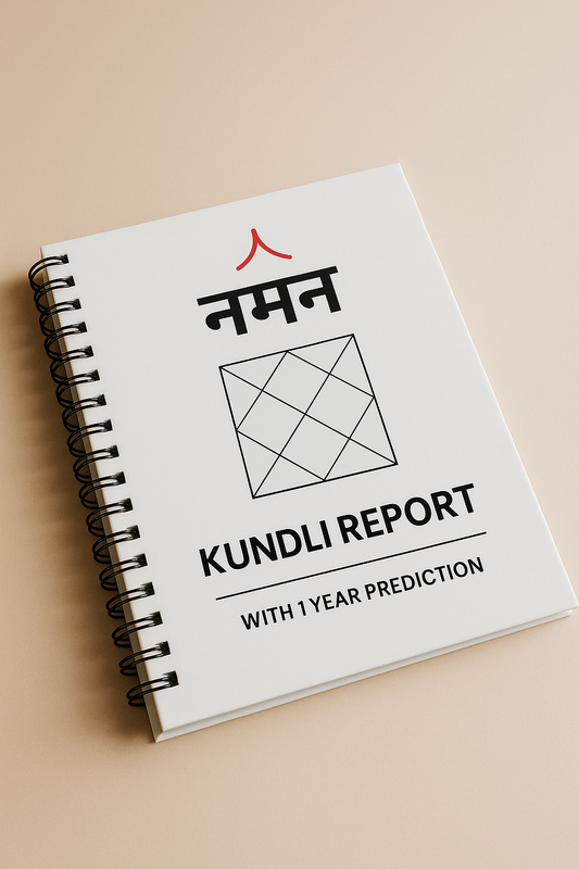 Kundli + 1 Year Prediction Report Printed file