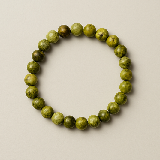 NAMAN Divine Serpentine Semi-Precious Stone Bracelet – Spiritual Energy & Protection