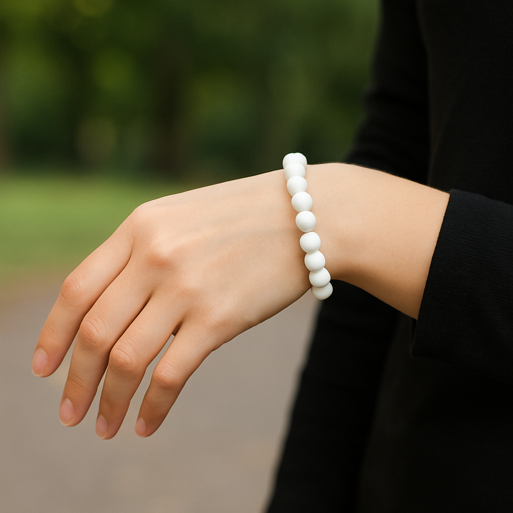 White Quartz Bracelet – Stone of Clarity, Calmness & Healing